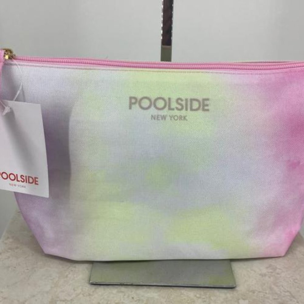 Poolside Wet/Dry Wristlet Multicolor Poly-nylon Beach Bag 11.25"L x 3"W x 7"H